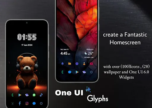 One UI Glyphs Icons screenshot 2