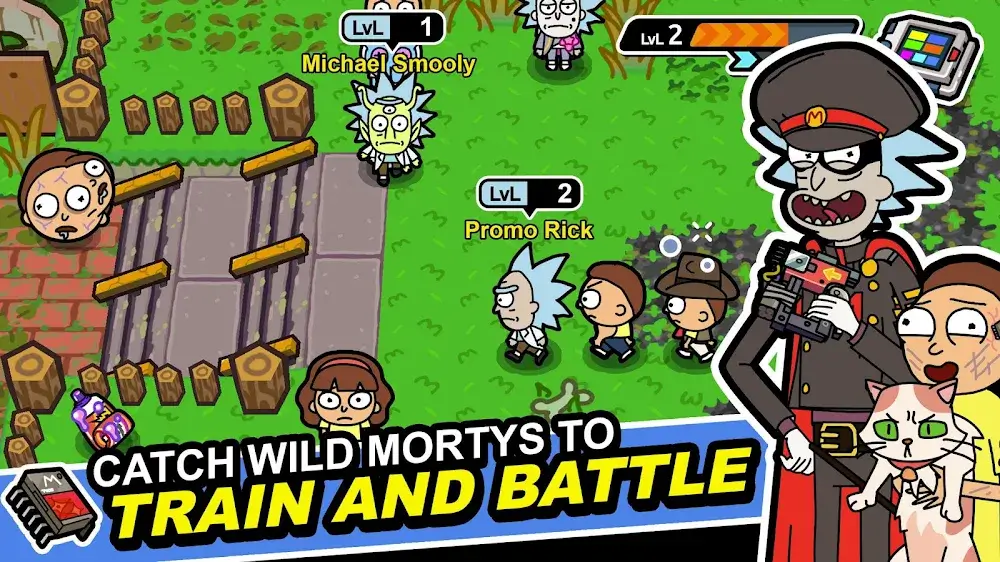 Rick and Morty: Pocket Mortys screenshot 2