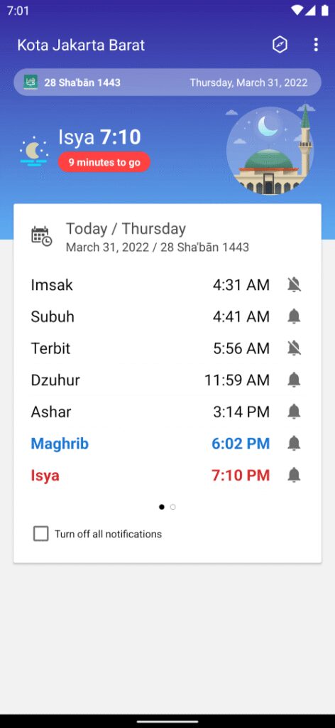SalatKu screenshot 2