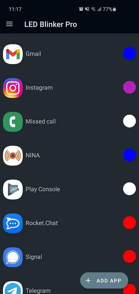 LED Blinker Notifications Pro screenshot 2