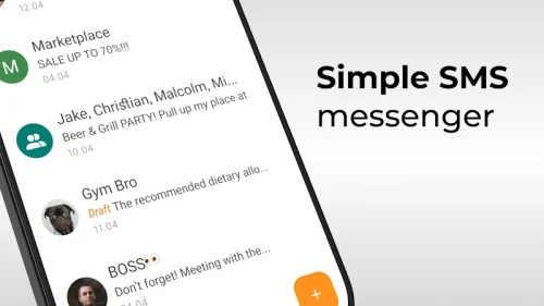 Simple SMS Messenger screenshot 2