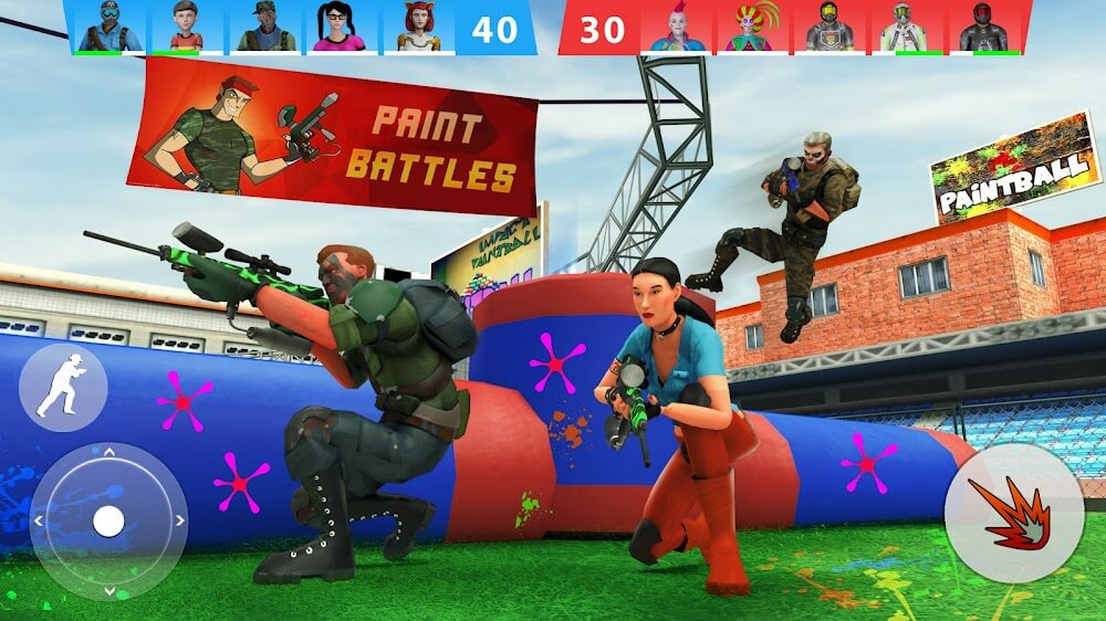 Paintball Shooting Game 3D screenshot 2