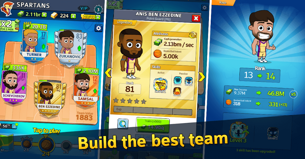 Idle Five Basketball Tycoon screenshot 2