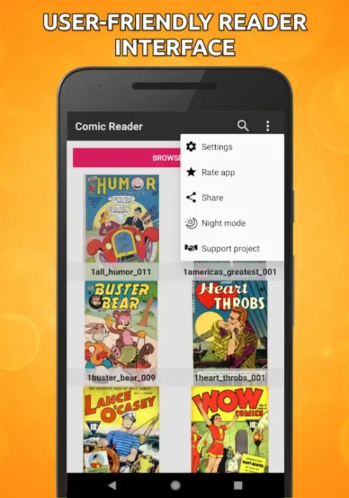 Comic Book Reader (cbz/cbr) screenshot 2