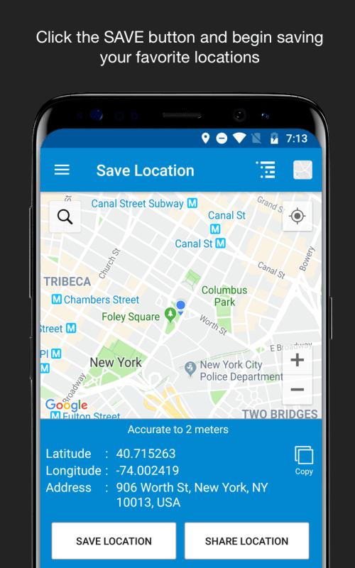 Save Location GPS screenshot 2