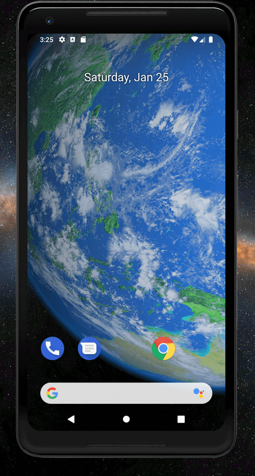 Earth 3D Live Wallpaper screenshot 2