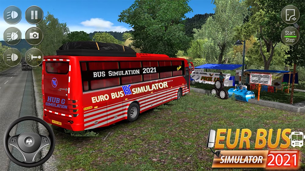 Euro Bus Simulator : Bus games screenshot 2