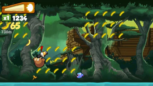 Banana Kong (MOD, Bananas/Hearts) screenshot 2