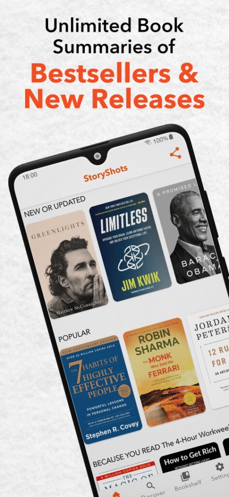 StoryShots: Book Summaries screenshot 2