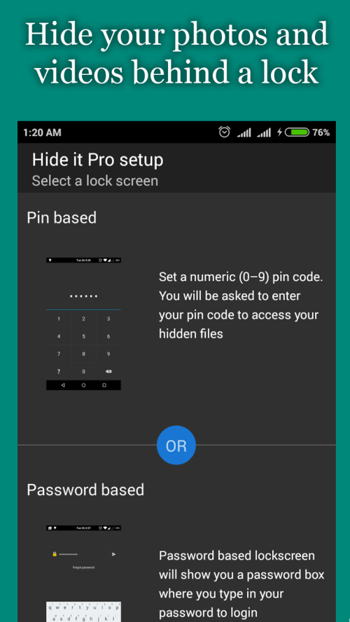 Hide Photos, Video and App Loc screenshot 2