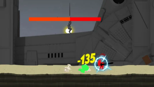 Stickman The Flash (MOD, Immortality) screenshot 2