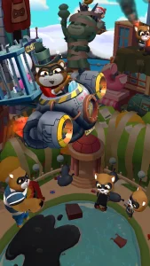 Talking Tom Hero Dash (MOD, Free Shopping) screenshot 2