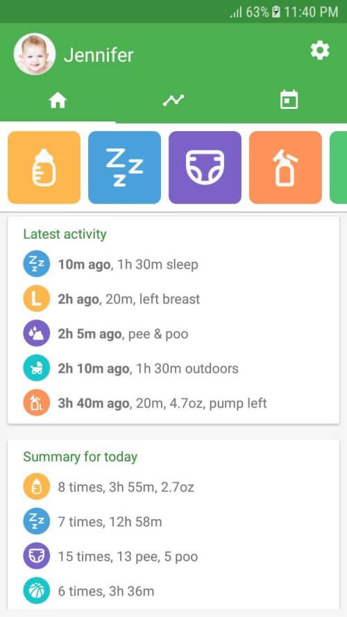 Baby Tracker screenshot 2