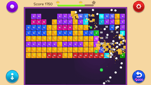 Jewel Bricks Breaker screenshot 2