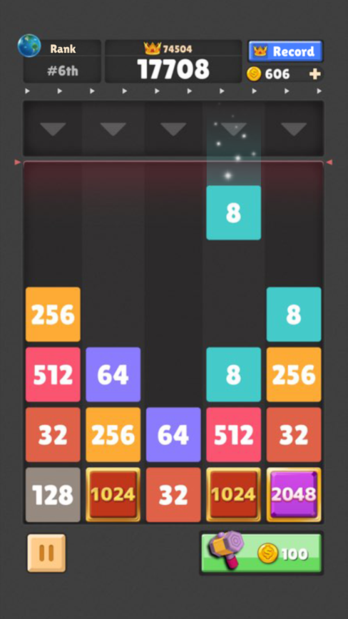 Drop The Number: Merge Game screenshot 2