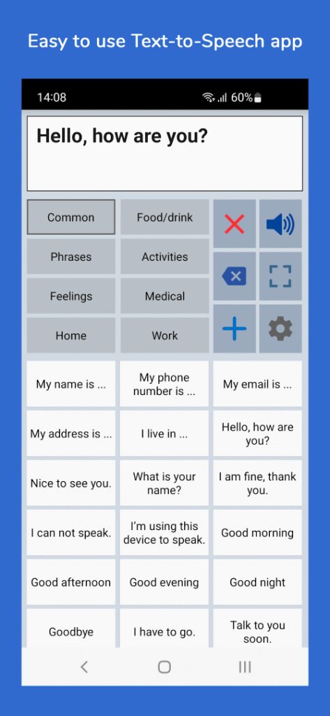 Speech Assistant AAC screenshot 2