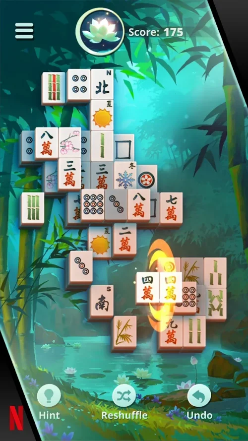 Mahjong Solitaire NETFLIX screenshot 2