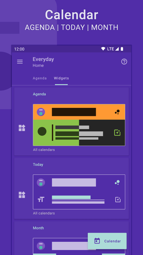 Everyday | Calendar Widget screenshot 2