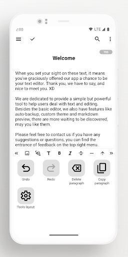 Lite Writer MOD screenshot 2