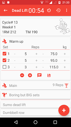 Wendler 5/3/1 log MOD screenshot 2