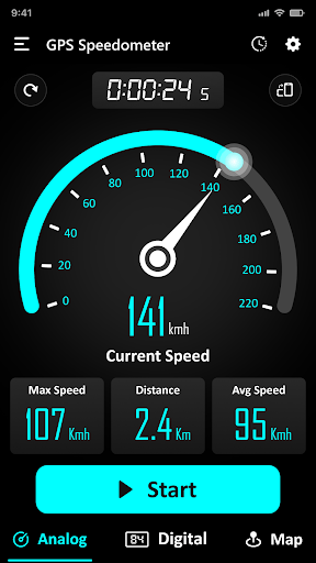 GPS Speedometer MOD screenshot 2
