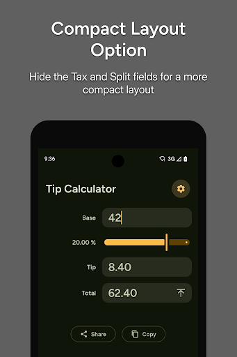 Tip Calculator MOD APK (Premium Unlocked) 11.0.0 screenshot 2