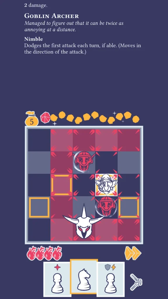 Pawnbarian: a Puzzle Roguelike screenshot 2