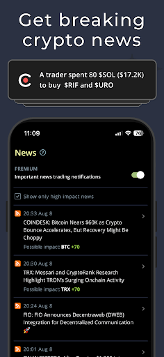 Coin Push: Crypto Alerts MOD screenshot 2