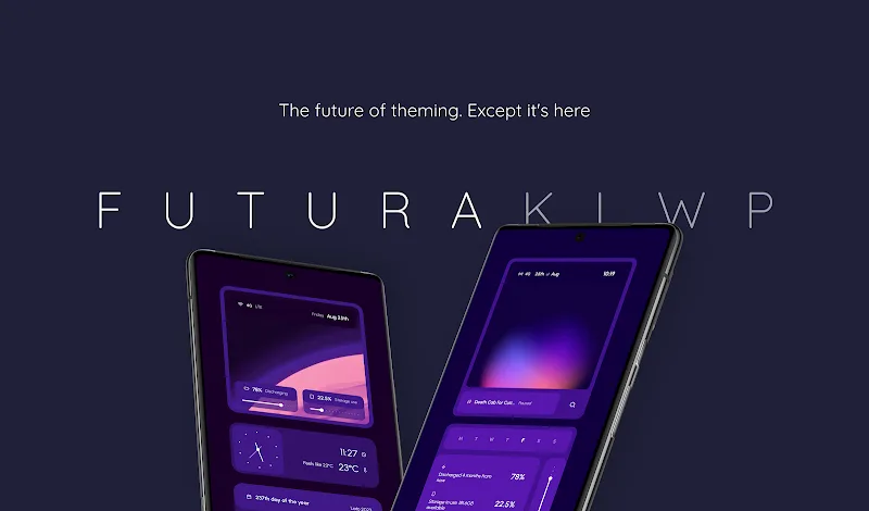 Futura KLWP screenshot 2