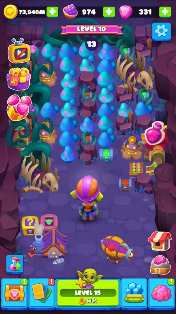 Goblin Miner: Idle Merger screenshot 2
