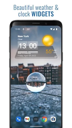 3D Sense Clock & Weather MOD screenshot 2