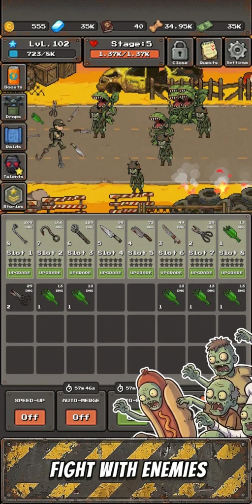 Idle Survivor: Zombie Land screenshot 2