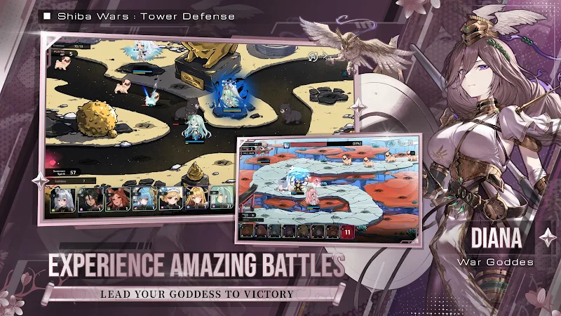 Shiba Wars: Goddess Link TD screenshot 2