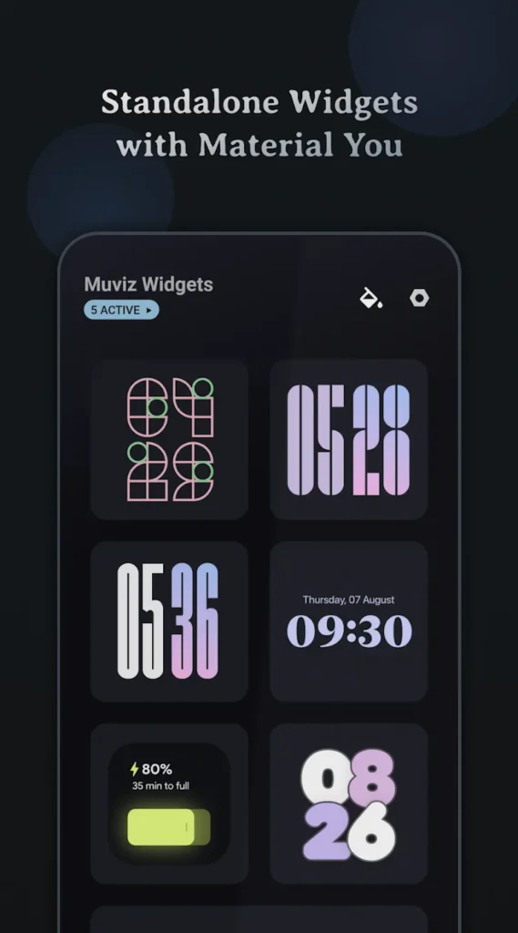 Muviz Widgets screenshot 2
