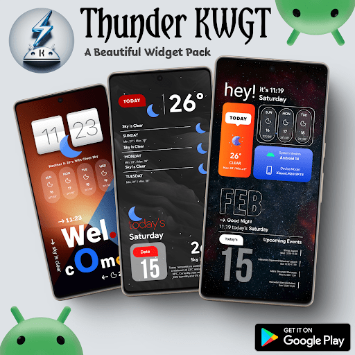 Thunder KWGT MOD screenshot 2