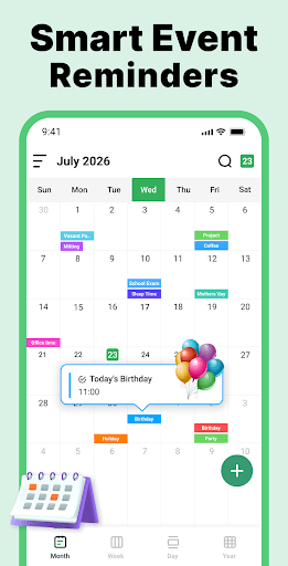 Calendar 2026 MOD screenshot 2