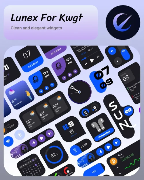Lunex For Kwgt screenshot 2