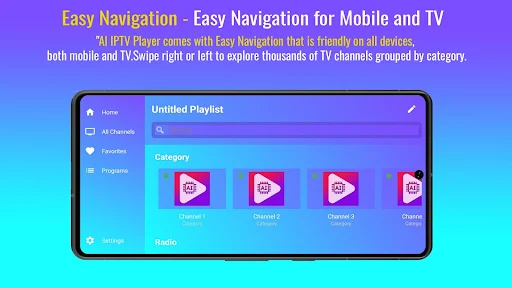 AI IPTV Player MOD screenshot 2