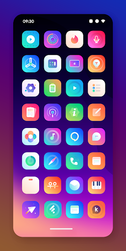 Gladient Icon Pack iOS Style MOD screenshot 2