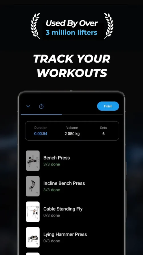 Lyfta: Gym Log Workout Tracker screenshot 2