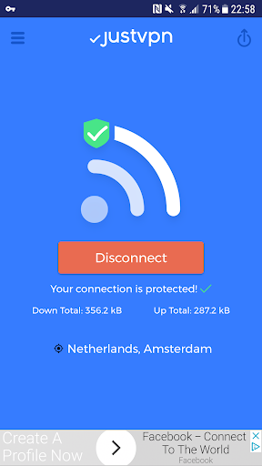 JustVPN MOD screenshot 2