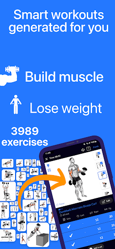 Workout Planner Gym Log MOD screenshot 2