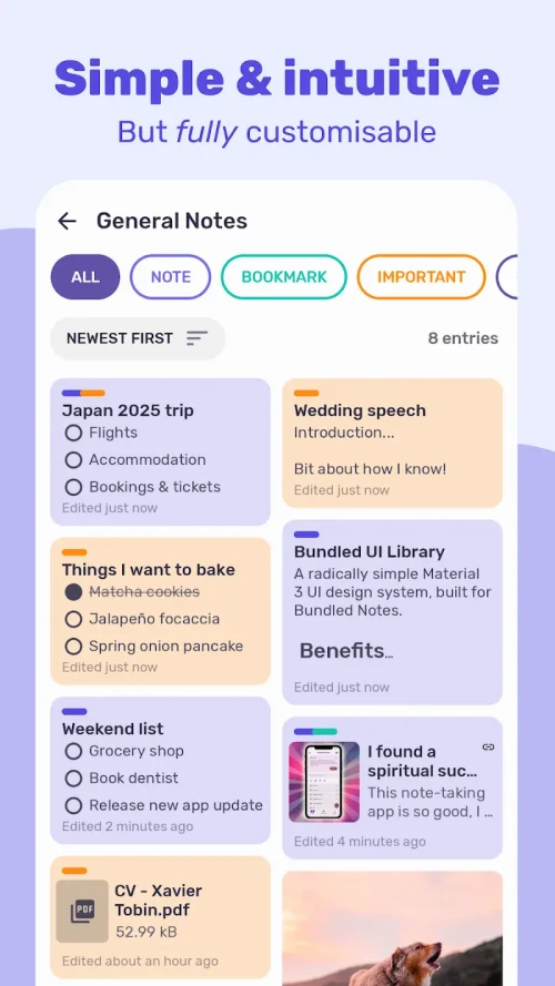 Bundled Notes – List, Organize screenshot 2