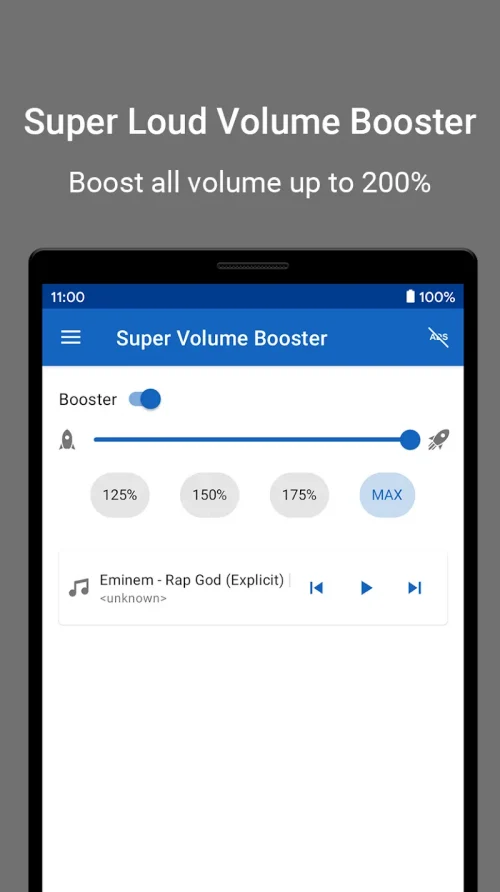 Volume+: Volume Booster, Sound (Super Volume Booster) screenshot 2