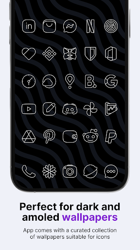 Vera Outline White Icon Pack screenshot 2
