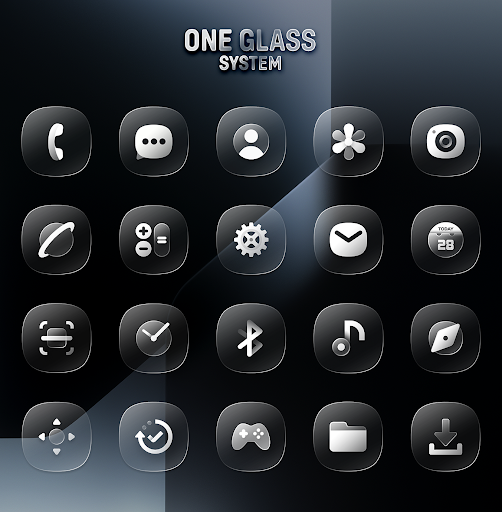 One UI Glass IconPack screenshot 2