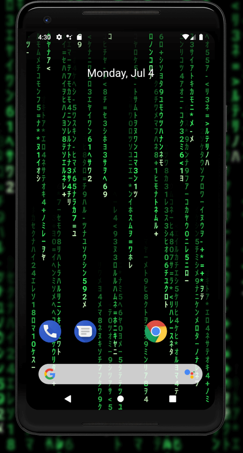 Matrix Live Wallpaper screenshot 2