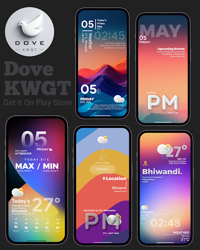 Dove KWGT screenshot 2