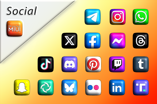 MIUI 3D Icon Pack MOD screenshot 2