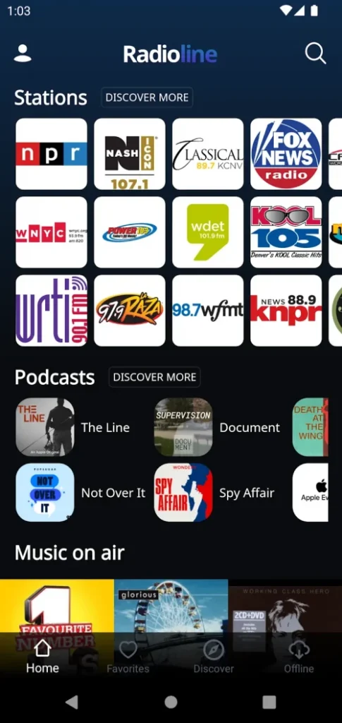 Radioline: Radio & Podcasts screenshot 2